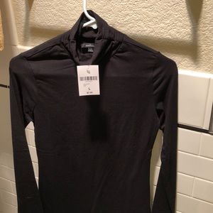 Long sleeve black turtle neck